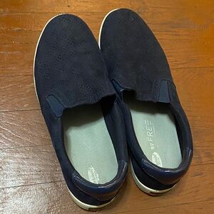 Men's Navy Slip-On Shoes